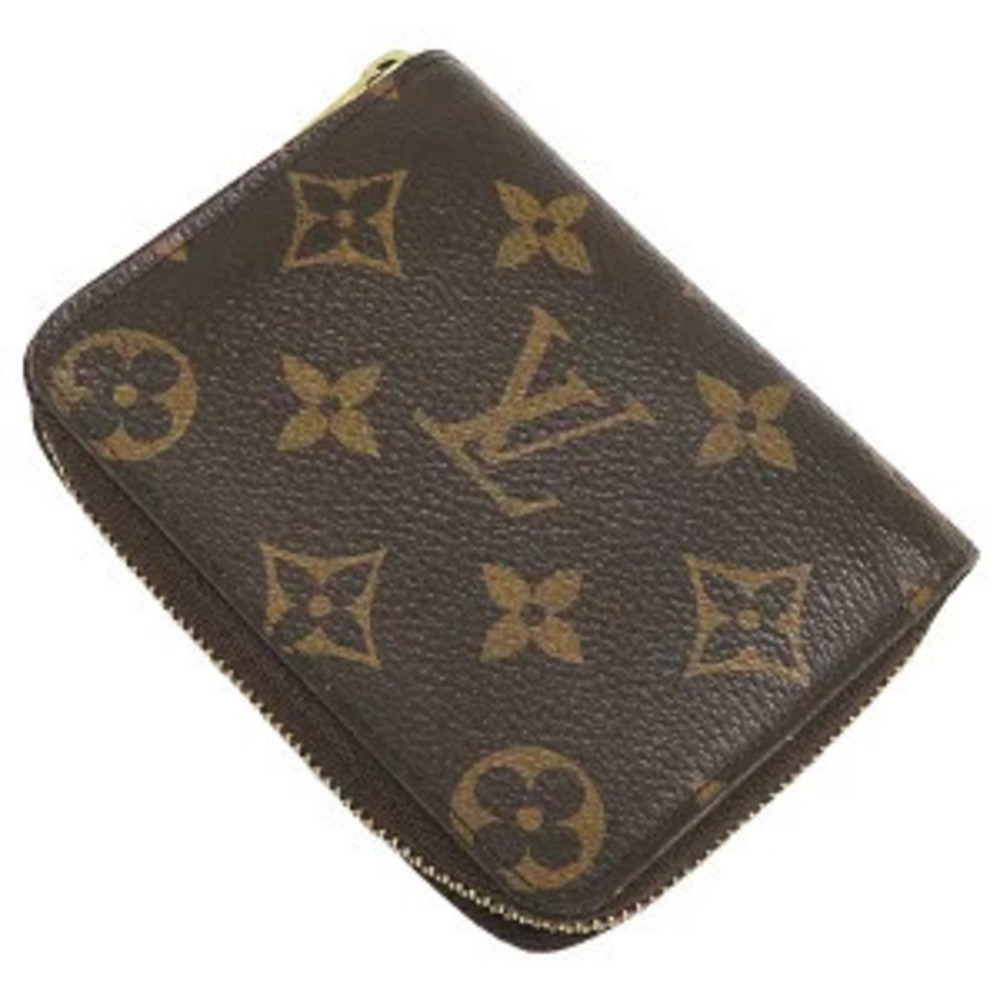 Louis Vuitton Coin Wallet Wallet Compact Zippy Canvas Monogram Brown